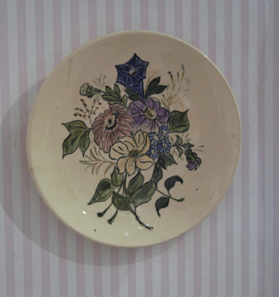 Hand painted vintage unique plates