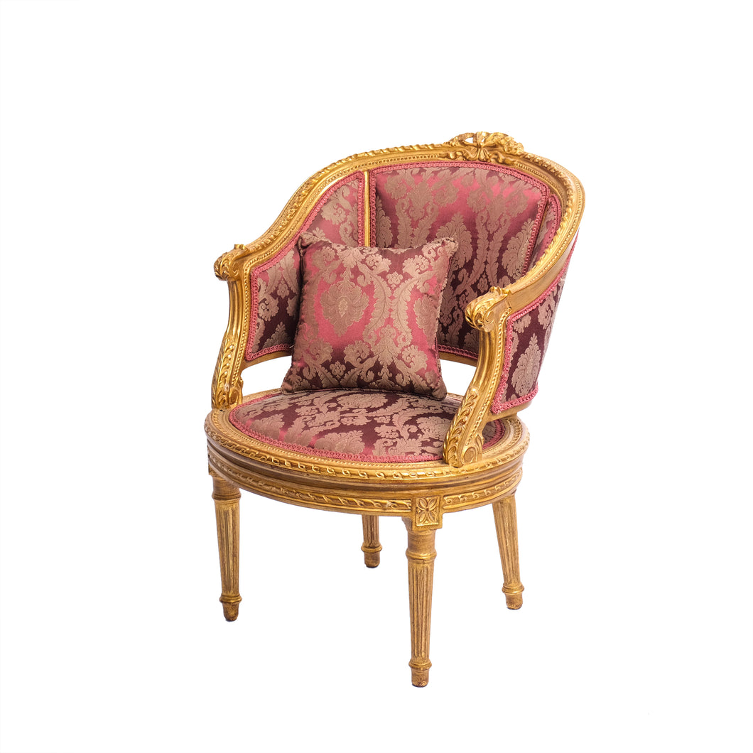 Vintage Egyptian Gold Armchairs