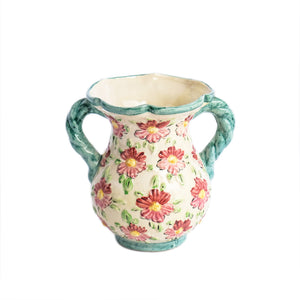 Majolica Hand Painted Vase