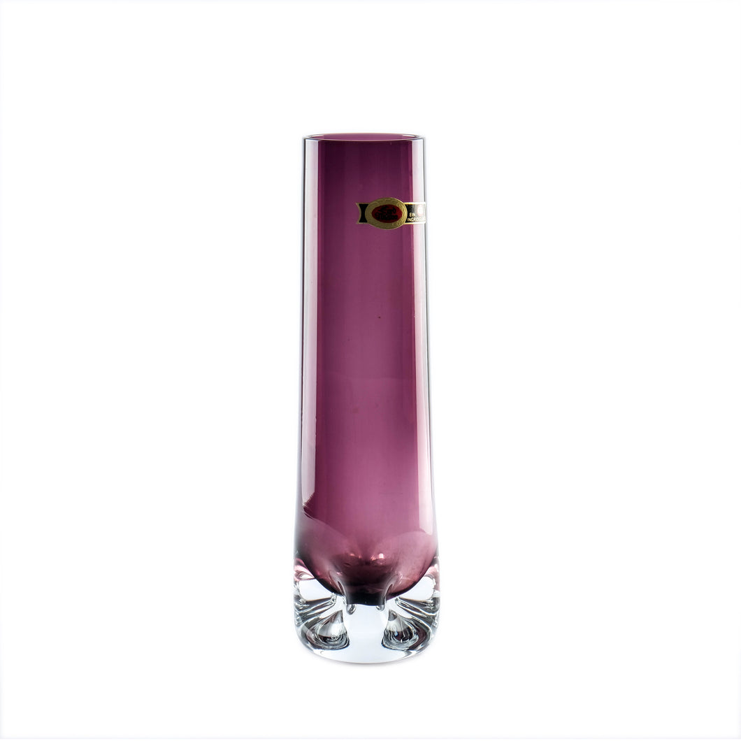 Vintage Pink Murano Glass Vase
