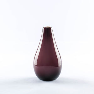 Violet Hand blown Art Murano Vase