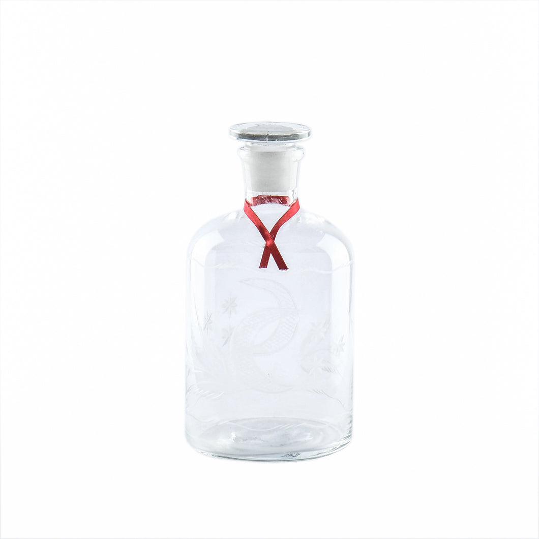Turkish Hand Engraved Crystal Bottle