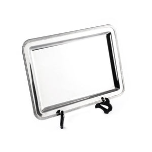 Rectangular Silver Plated Serving Tray