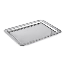 Load image into Gallery viewer, Rectangular Silver Plated Serving Tray
