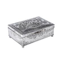 Load image into Gallery viewer, Vintage Silver Plated Jewelry Box
