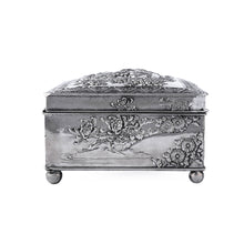 Load image into Gallery viewer, Vintage Silver Plated Jewelry Box
