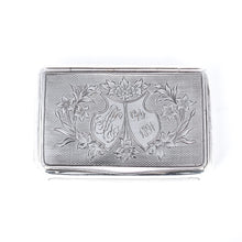 Load image into Gallery viewer, Antique Edwardian Sterling Silver Cigarette Case
