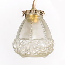 Load image into Gallery viewer, Antique French Art Nouveau Gilt Silver Chandelier
