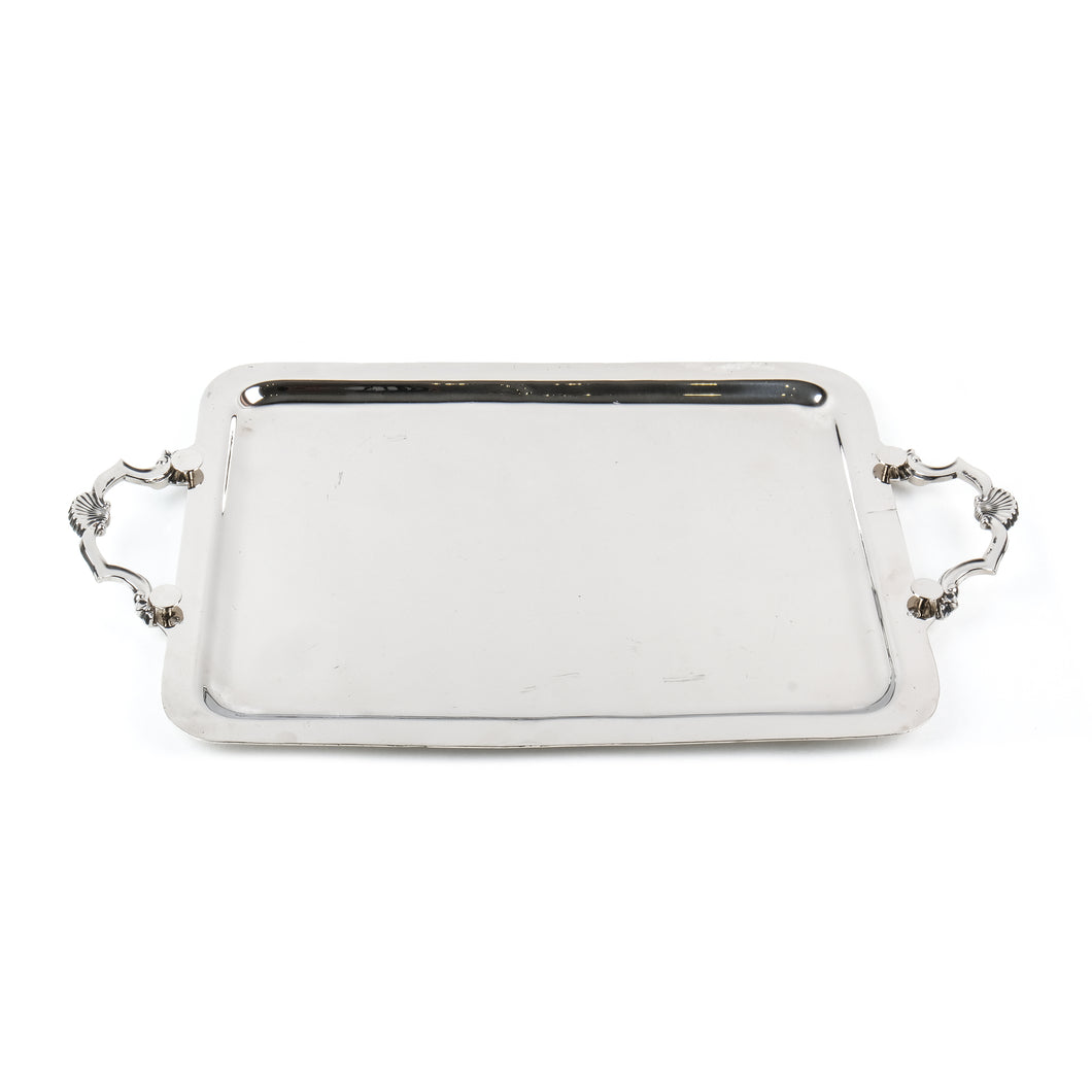 Rectangular Alpaca Silver Plated Tray