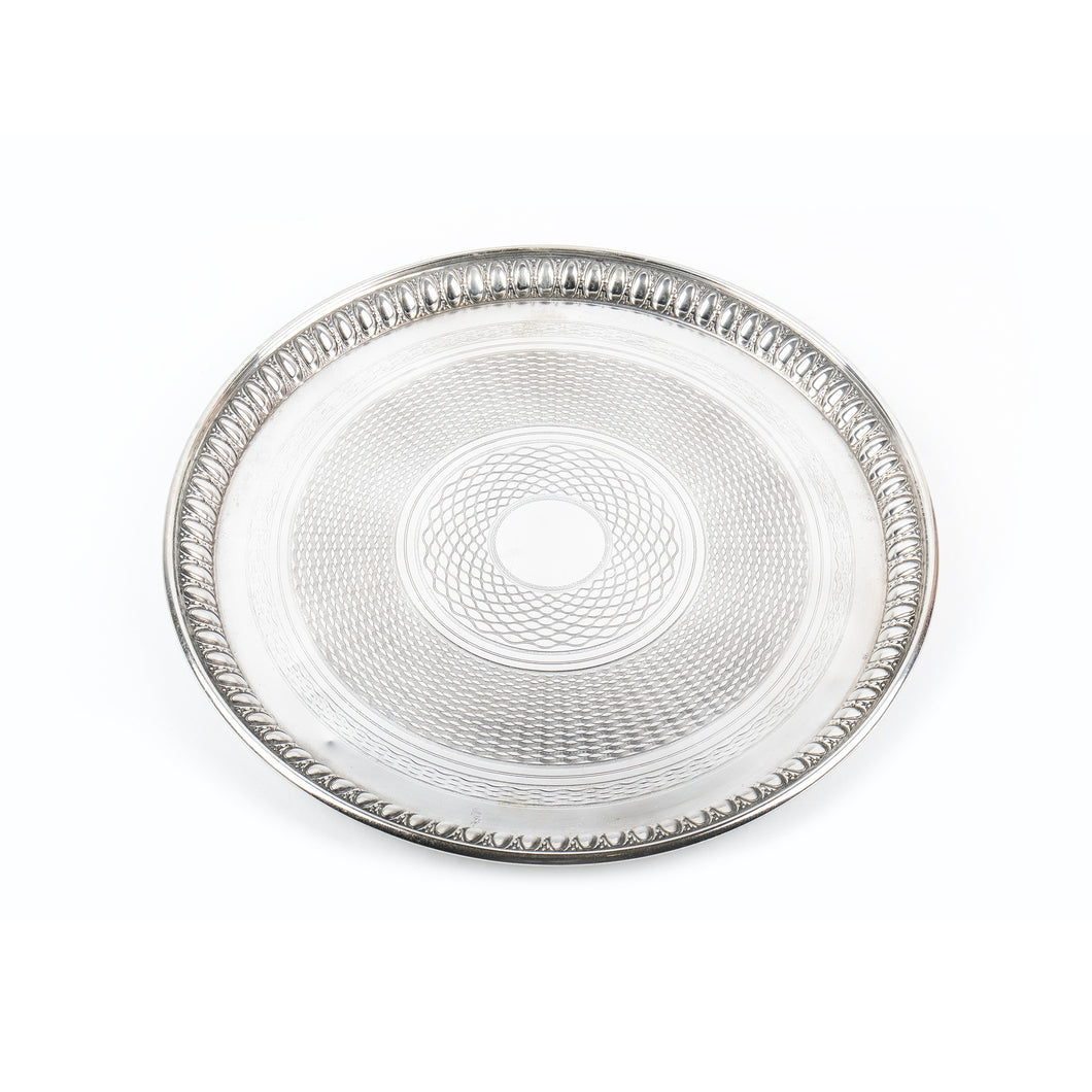 German Alpaca Silver Tray