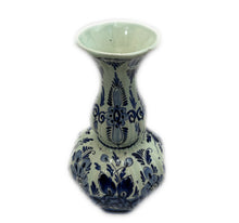 Load image into Gallery viewer, Blue and white hand painted porcelain Delft vase
