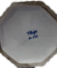 Load image into Gallery viewer, Blue and white porcelain delft vase
